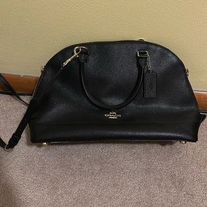 Black Coach Crossbody Purse